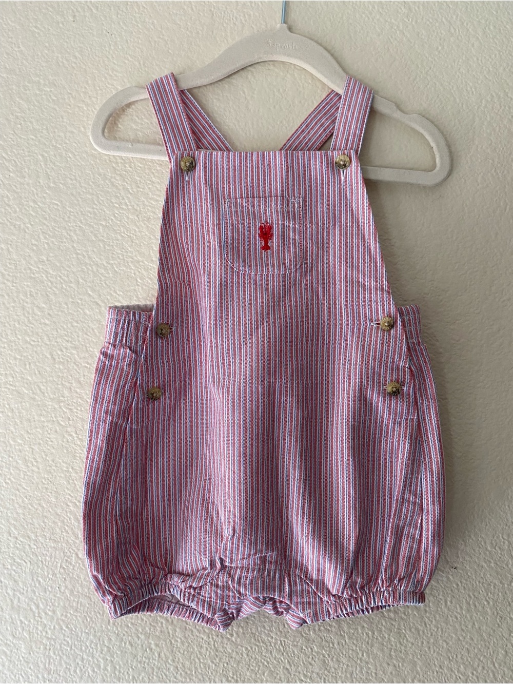 NWT Janie and Jack Lobster Bubble Romper 🦞